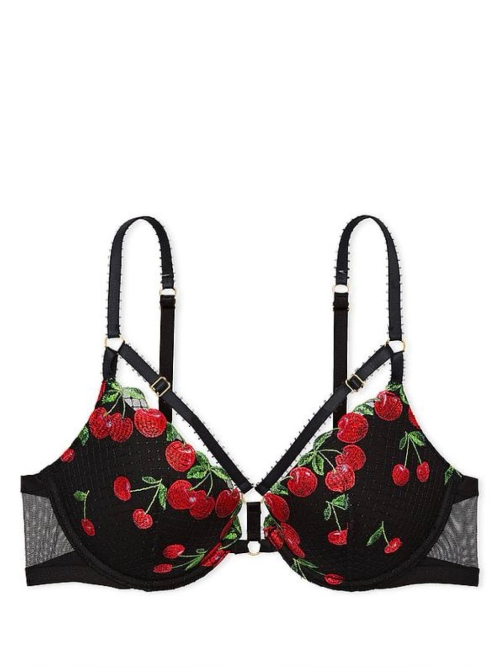 Victoria’s Secret Very Sexy Cherry Embroidery Push-Up Bra